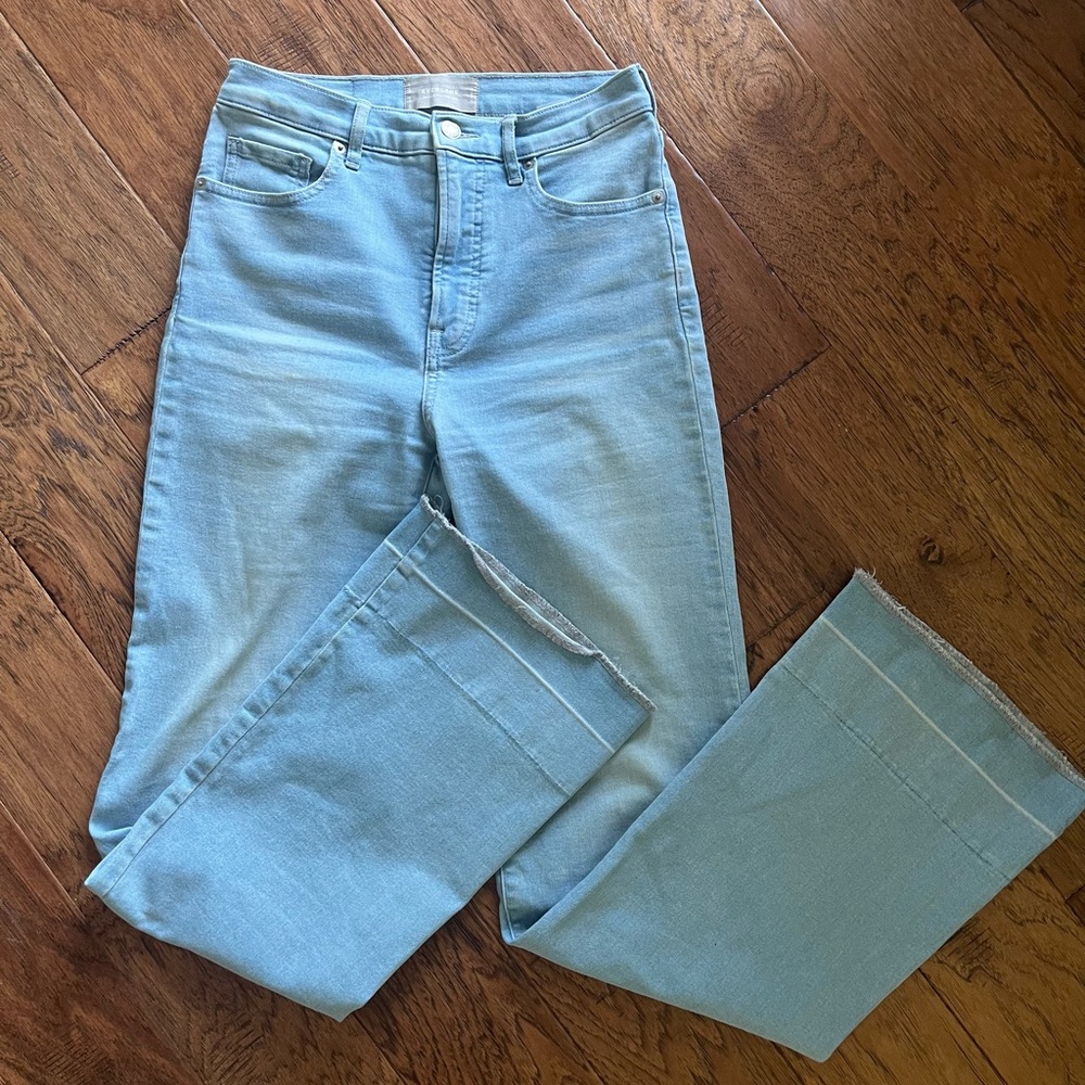 Everlane High Rise Blue Jeans Classic Denim